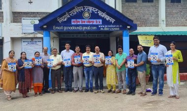 महाविद्यालय नादौन के प्राचार्य ने किया पत्रिका नालंदा 2021-22 का विमोचन