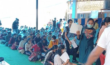 पुलिस भर्ती की मूल्यांकन प्रक्रिया में हुई कोविड नियमों की पालना अंतिम दिन सैकड़ों अभ्यर्थियों ने लिया भाग