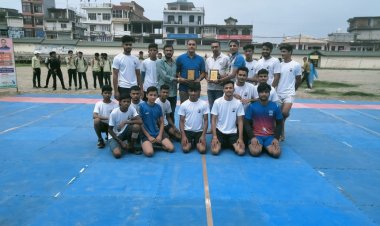 हिम आँचल एजुकेशन वेलफेयर सोसायटी द्वारा आयोजित  युवा खेल महोत्सव  के  सेमी फाइनल मैचों के उदघाटन