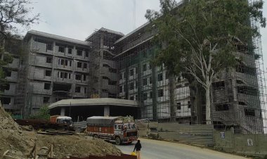 मुख्यमंत्री का ड्रीम प्रोजेक्ट मेडिकल कालेज तेजी से ले रहा है आकार