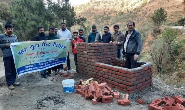 नेहरु युवा केंद्र शिमला ने किया ग्राम पंचायत गुम्मा में श्रमदान शिविर का आयोजन