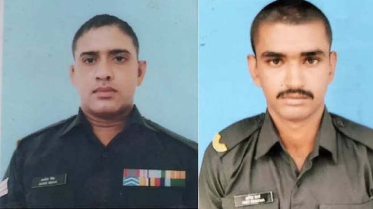 जम्मू-कश्मीर के माछिल सैक्टर में 14 डोगरा रेजीमेंट के तीन जवानों की शहादत