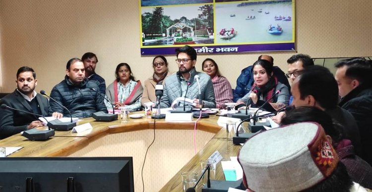 केंद्रीय मंत्री अनुराग सिंह ठाकुर ने की ‘दिशा’ की बैठक की अध्यक्षता