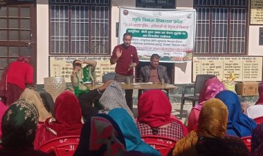 महिलाओं को बताए प्राकृतिक खेती और मोटे अनाज के फायदे