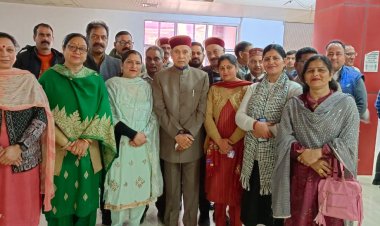 पूर्व मुख्यमंत्री प्रो धूमल की विशेष  मौजूदगी में ज़िला भाजपा की दो दिवसीय आवासीय बैठक हमीरपुर में हुई आयोजित