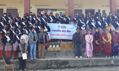 कोट स्कूल में मासिक धर्म स्वच्छता, तनाव प्रबंधन तथा एनीमिया से बचाव के टिप्स दिए