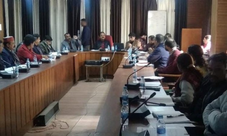 ज़िला स्तरीय मासिक मूल्यांकन बैठक का आयोजन