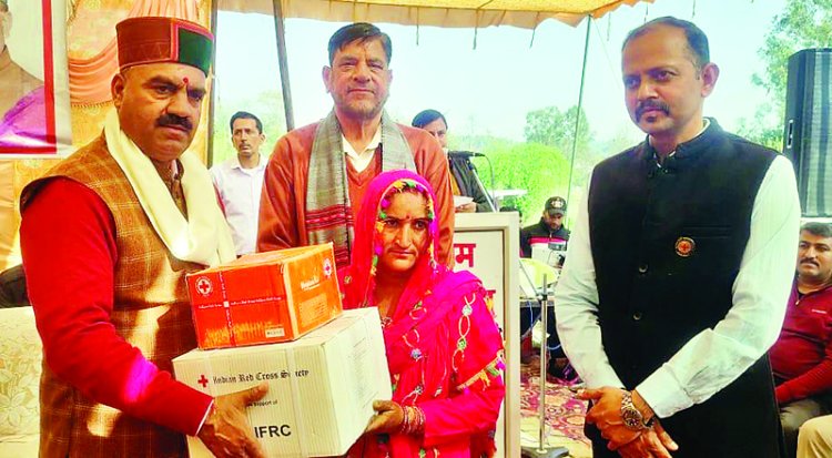 रेडक्रास सोसायटी के लिए करें अंशदान: इंद्र दत्त लखनपाल