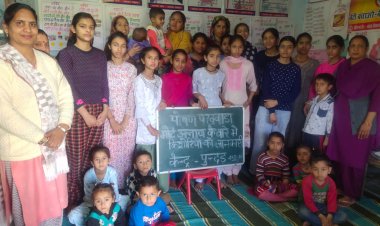 पुंदड़ में महिलाओं को बताए मोटे अनाज के फायदे