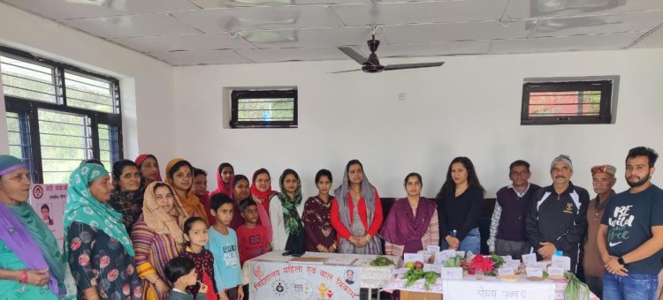 स्वस्थ शिशु स्पर्धा और कुकिंग प्रतियोगिता से दिया पोषण का संदेश