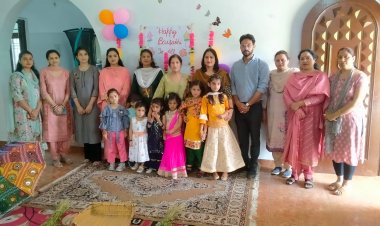 हमीरपुर में गुरूकुल पब्लिक स्कूल में बैसाखी पर्व के उपलक्ष्य पर किया  कार्यक्रम का अयोजन