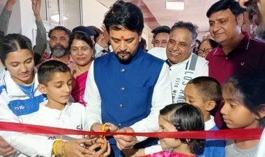 साई के राष्ट्रीय उत्कृष्टता केंद्र में किया जाएगा खेल सुविधाओं का विस्तार : अनुराग सिंह ठाकुर