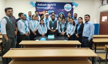 आकाश बायजूस की हमीरपुर शाखा ने सफल संचालन का पहला वर्ष किया पूरा