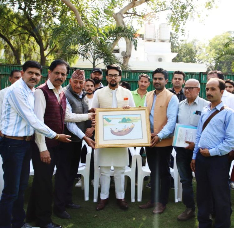 कांगड़ा के हरिपुर की ऐतिहासिक धरोहरों का जीर्णोद्धार मेरी प्राथमिकता:अनुराग सिंह ठाकुर