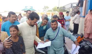 केंद्रीय मंत्री अनुराग सिंह ठाकुर के समक्ष रखी राजन कुमार ने  दिव्यांगों की समस्या