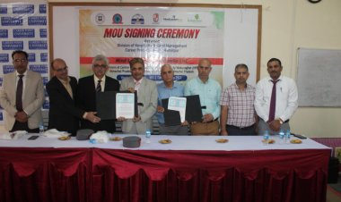 करियर प्वाइंट यूनिवर्सिटी हमीरपुर व सेंटर ऑफ एक्सीलेंस टूरिज्म एंड हॉस्पिटैलिटी वाकनाघाट के बीच हुआ एमओयू साइन
