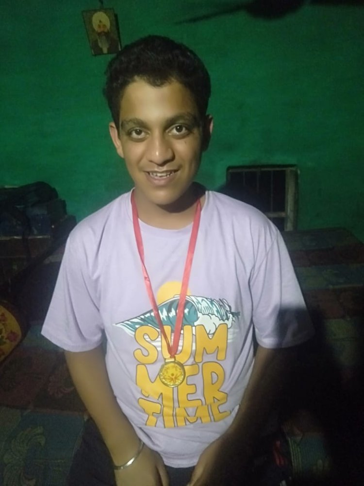 फ्लोरबाल प्रतियोगिता में पहचान के विशेष बच्चे शुभम का चयन हुआ नेशनल गेम्स के लिए