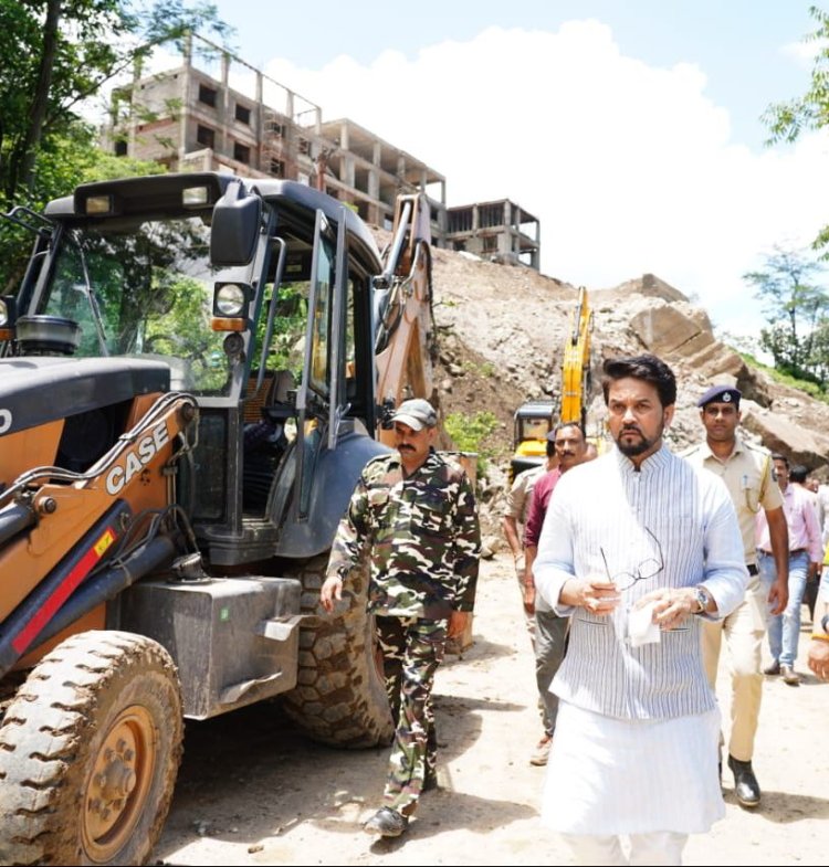 केंद्र से हिमाचल को डिजास्टर रिलीफ फंड से 400 करोड़ से ज़्यादा की धनराशि मंज़ूर: अनुराग ठाकुर