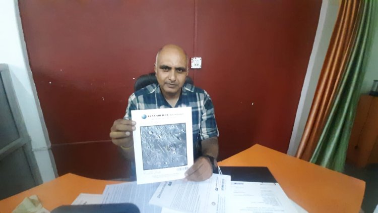 बेटी के 18 वें जन्म दिन पर चांद पर खरीदी जमीन