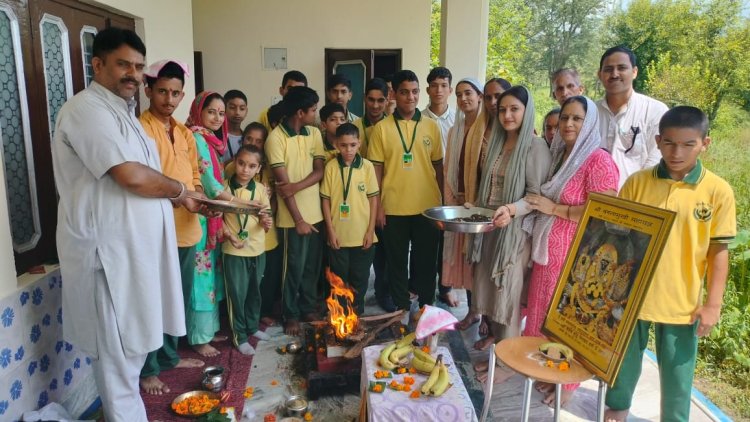 पहचान संस्था परिसर में किया हवन यज्ञ