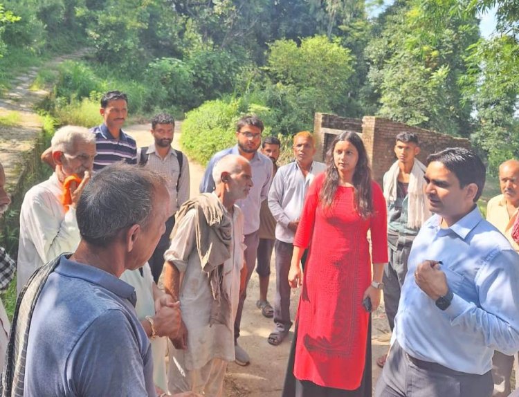 डीसी ने राहत शिविर में जाकर पूछा प्रभावित परिवारों का हाल