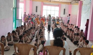 परमार्थ स्कूल और लंबलू स्कूल में किया विद्यार्थियों का मार्गदर्शन