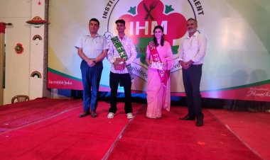 होटल प्रंबधन संस्थान में आयोजित किया गया समारोह