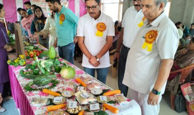 लोकल व्यंजनों की प्रदर्शनी से दिया सही पोषण का संदेश