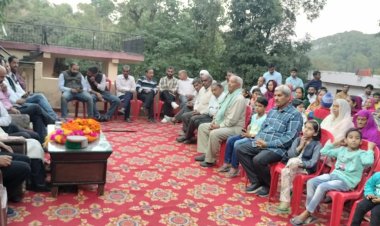 बधियाना में ढोल-नगाड़ों के साथ हुआ सुनील शर्मा बिट्टू का स्वागत