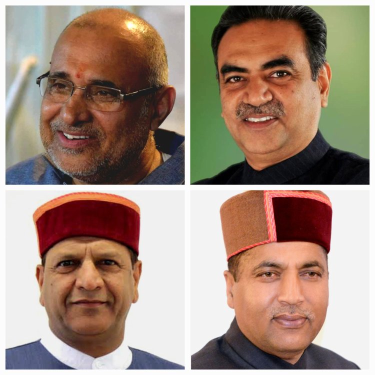 खन्ना, टंडन, बिंदल और जयराम के केंद्रीय एवं सूचना प्रसारण मंत्री अनुराग ठाकुर को बर्थडे विशीस़
