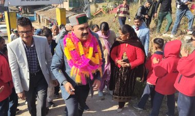 इंद्र दत्त लखनपाल ने पैरवीं स्कूल भवन का किया उदघाटन