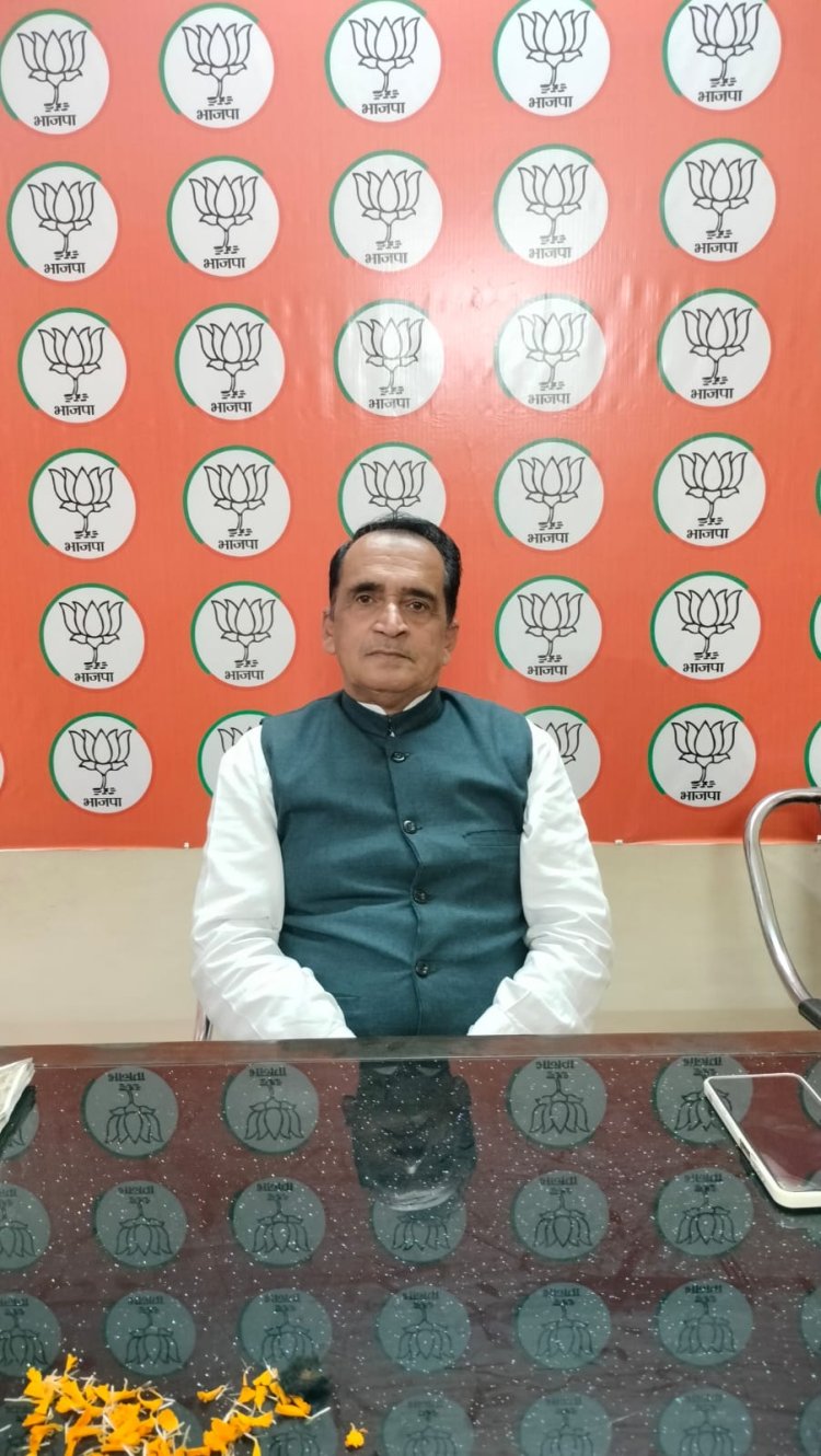 केंद्रीय मंत्री को कोसने के बजाय अपनी गारंटियां पूरा करे कांग्रेस सरकार : देशराज शर्मा