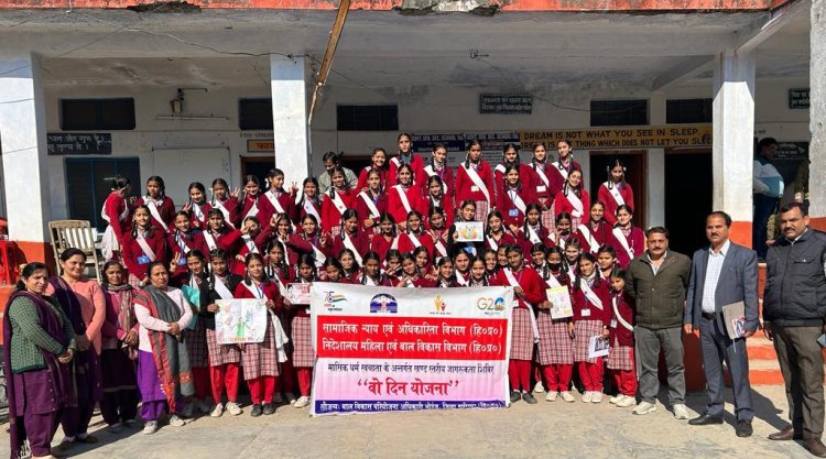 ताल स्कूल में दी मासिक धर्म स्वच्छता और अनीमिया की जानकारी