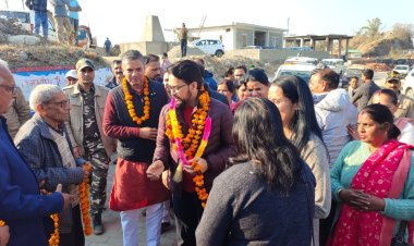 केंद्रीय सूचना एवं प्रसारण और युवा एवं खेल मंत्री अनुराग सिंह ठाकुर दो दिवसीय हिमाचल दौरे