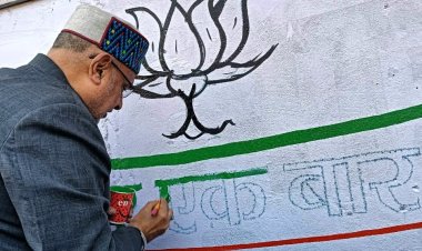 भाजपा का वॉल राइटिंग अभियान, एक बार फिर पीएम मोदी : खन्ना