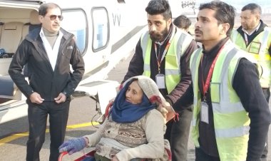 मुख्यमंत्री के आदेशों से 69 वर्षीय बीमार महिला को बड़ा भंगाल से टांडा मेडिकल कॉलेज पहुंचाया गया