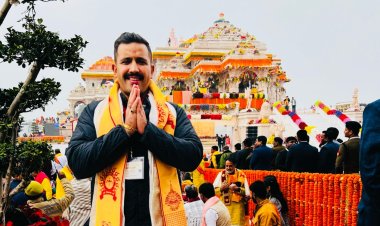 विक्रमादित्य सिंह पहुंचे अयोध्या, श्रीराम की प्राण प्रतिष्ठा समारोह में पहुंचे, जो कहा, वो किया