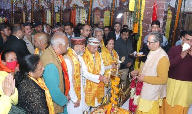 राज्यपाल ने किया राममंदिर शिमला का दौरा