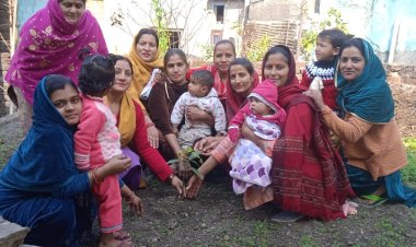 बेटी बचाओ, बेटी पढ़ाओ सप्ताह के अंतिम दिन किया पौधारोपण