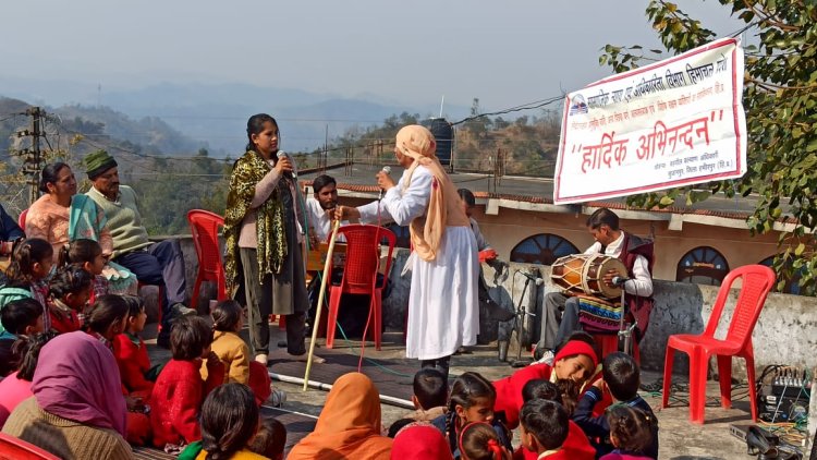 चरोट और जलाड़ी में दिया नशा निवारण का संदेश