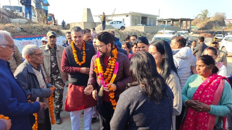 केंद्रीय सूचना एवं प्रसारण और युवा एवं खेल मंत्री अनुराग सिंह ठाकुर दो दिवसीय हिमाचल दौरे