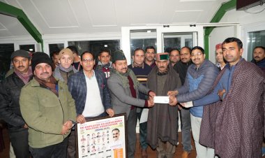 मुख्यमंत्री सुख-आश्रय कोष में 1,91,000 रुपये का अंशदान