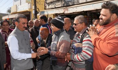 मुख्यमंत्री ने लुथान में रखी प्रदेश के पहले सुख-आश्रय आदर्श ग्राम परिसर की आधारशिला