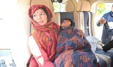 दुर्गम क्षेत्र डोडरा-क्वार से दो मरीजों को एयरलिफ्ट कर आईजीएमसी पहुंचाया