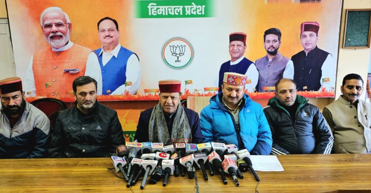 14 महीनों में एक भी स्थाई नौकरी नहीं दे पाई कांग्रेस सरकार : बिंदल