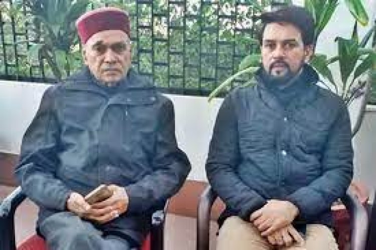 पूर्व मुख्यमंत्री प्रो धूमल और केंद्रीय मंत्री अनुराग ठाकुर ने उपमुख्यमंत्री मुकेश अग्निहोत्री की धर्मपत्नी के निधन पर शोक प्रकट किया