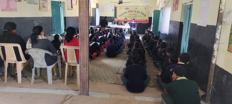 कोहला स्कूल में दी मासिक धर्म प्रबंधन एवं व्यक्तिगत स्वच्छता की जानकारी