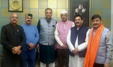 भाजपा नेताओं ने की टंडन से मुलाकात