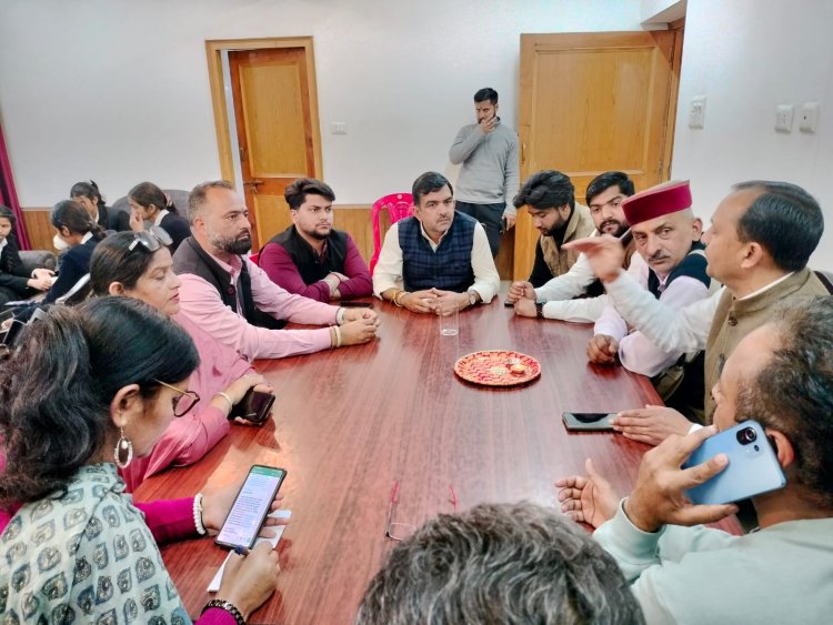 भाजपा मंडल हमीरपुर की बैठक