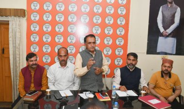 6 अप्रैल को भारतीय जनता पार्टी का स्थापना दिवस मनाएगी हमीरपुर भाजपा : देशराज शर्मा